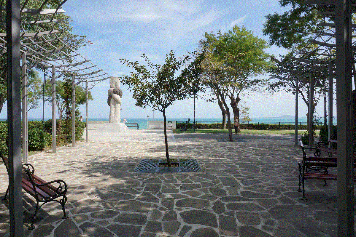 Burgas Park über Strand