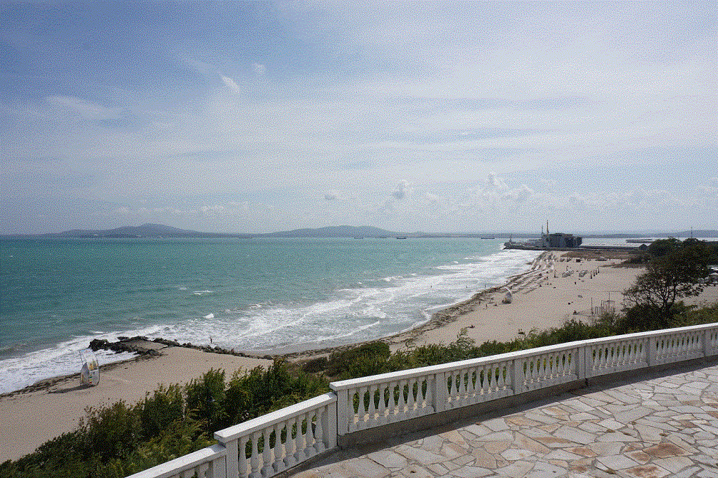 Burgas Strand Übersicht